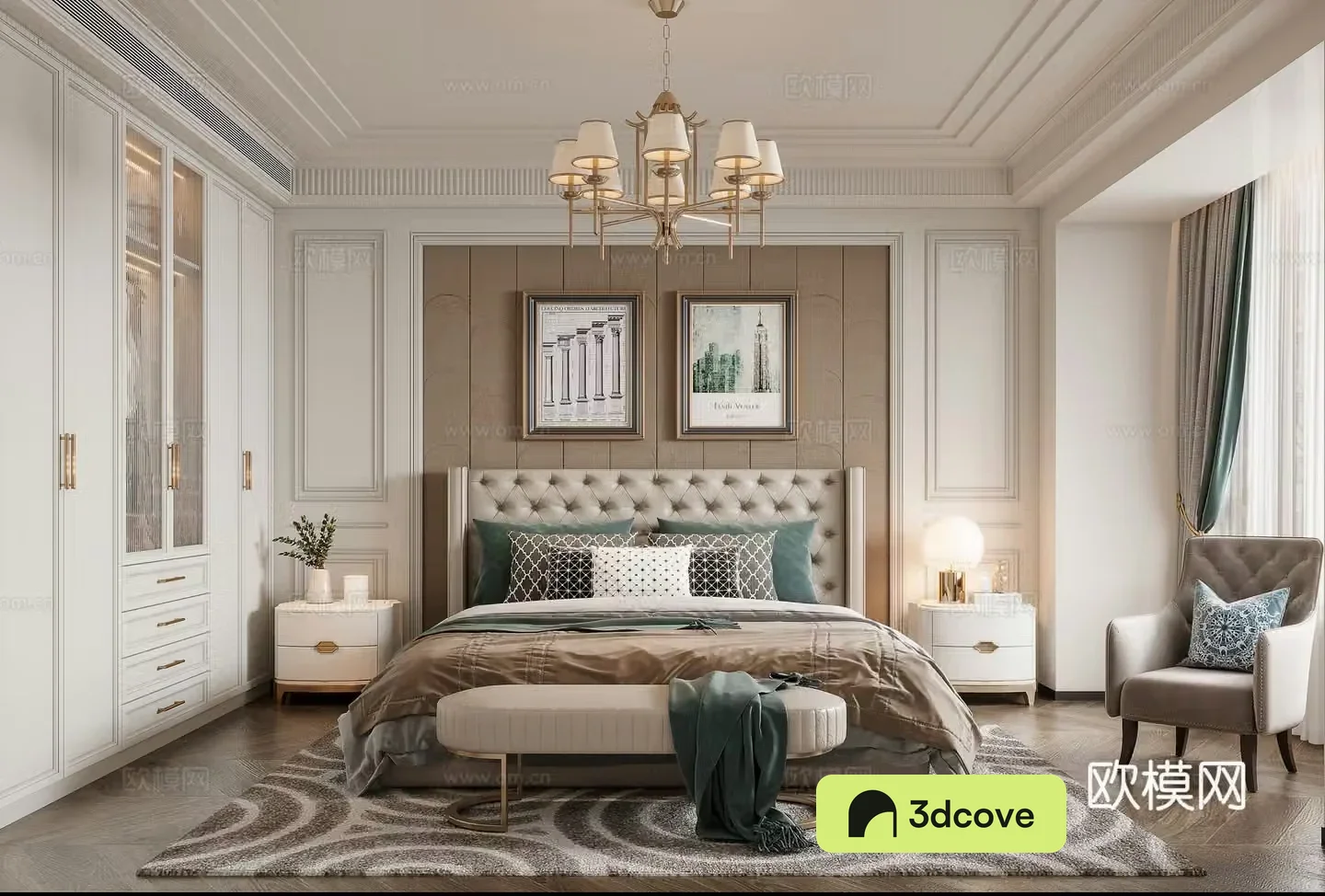 American style bedroom master bedroom
