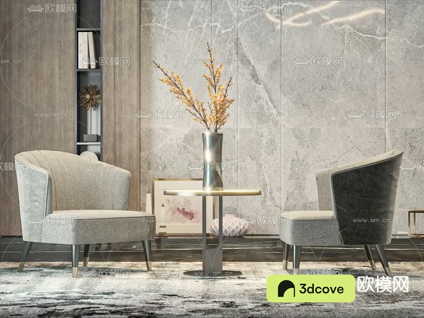 Modern sofa chair leisure chair table