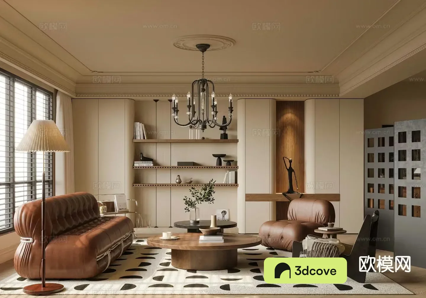 Medieval style living room