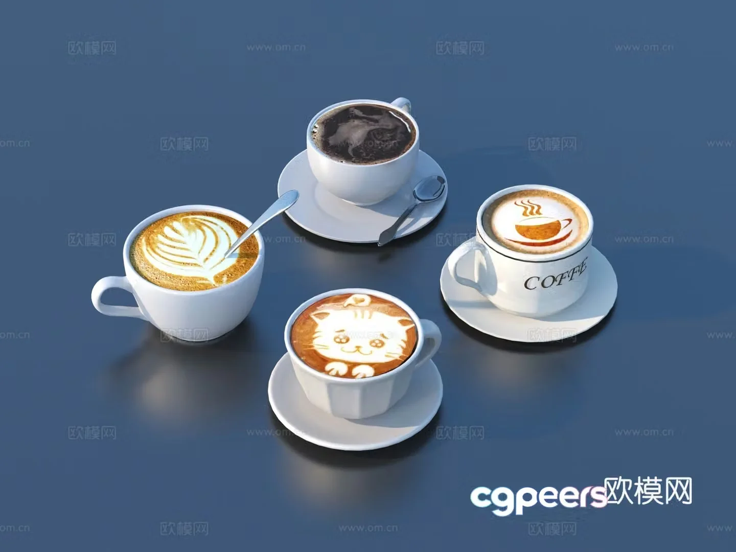 Coffee Coffee Cup Disc 3d Model