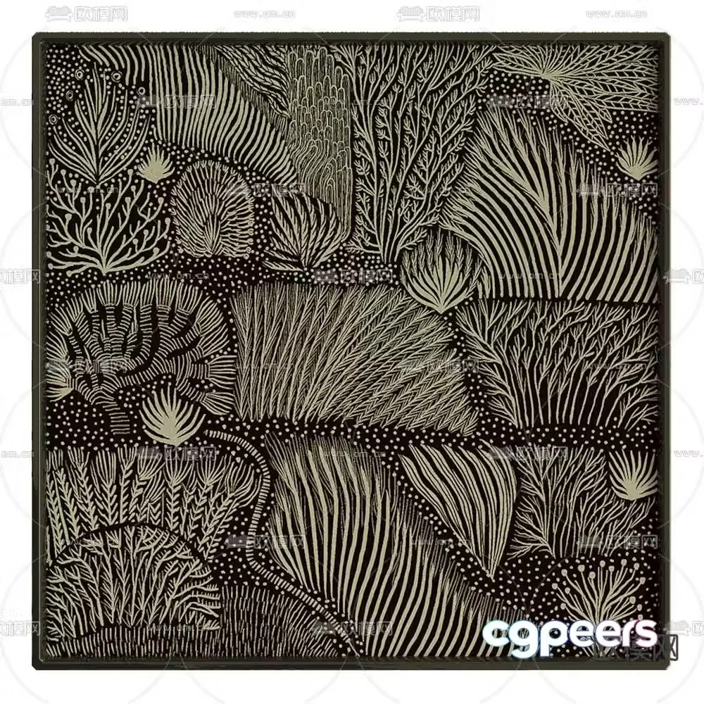 NC Design Three-dimensional painting Texture painting Decorative painting 3D model