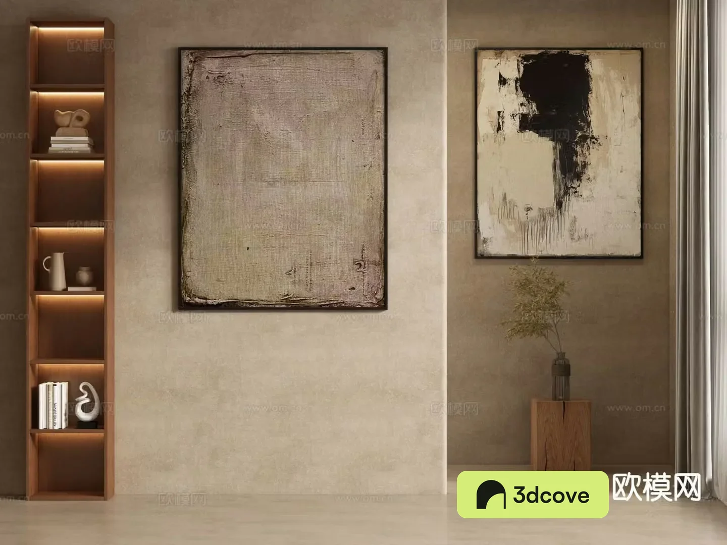 Medieval style texture painting decorative painting hanging painting