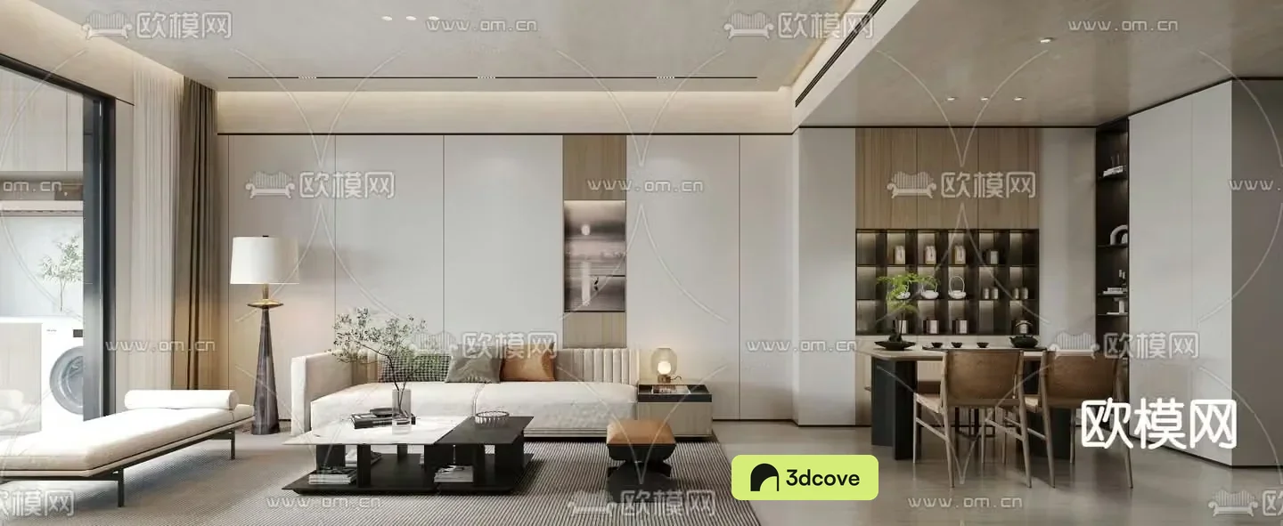 Modern living room tea room