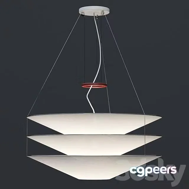 3ds Max Free – Chandelier Ingo Maurer Floatation