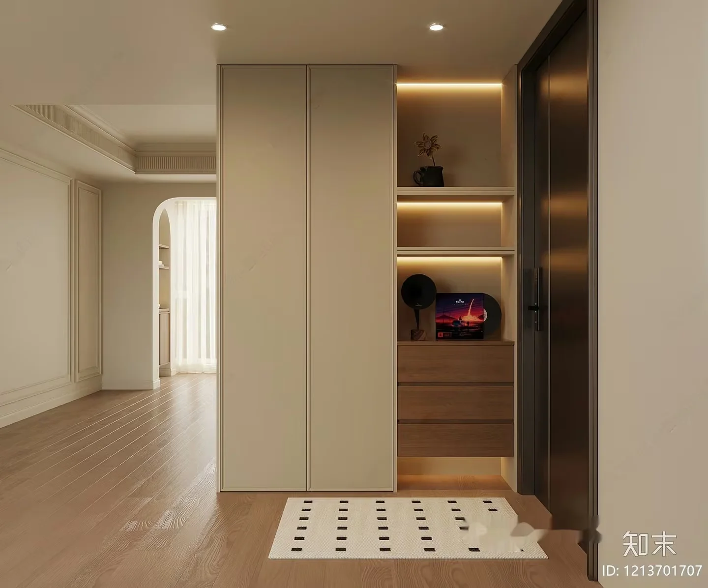 Modern Home Decor 3D Model – 16079 – VRAY Render
