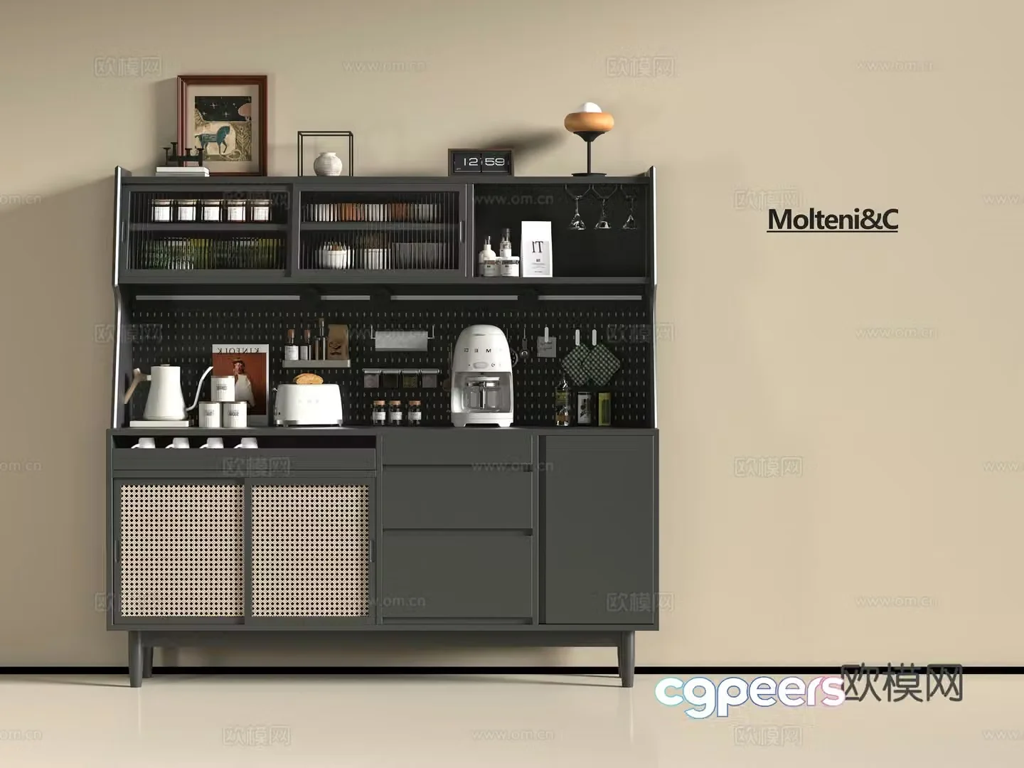 Modern sideboard 3D model