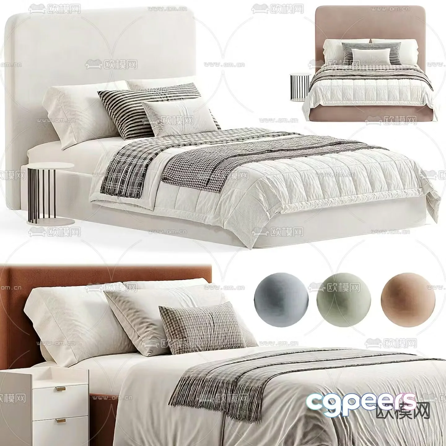 VARNA modern children’s bed 3d model