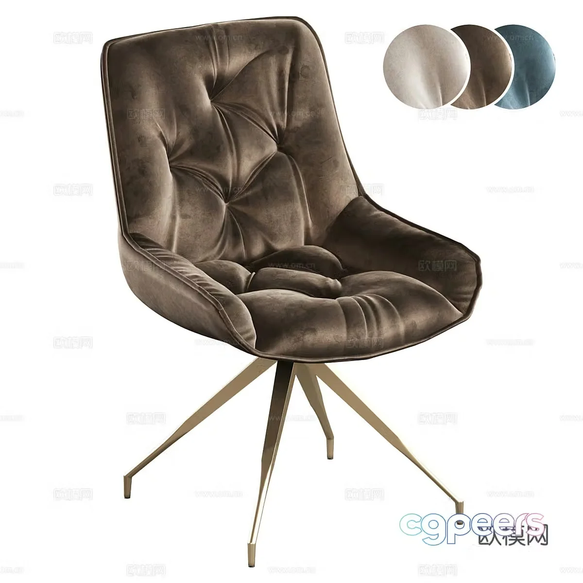 Single chair 3d model