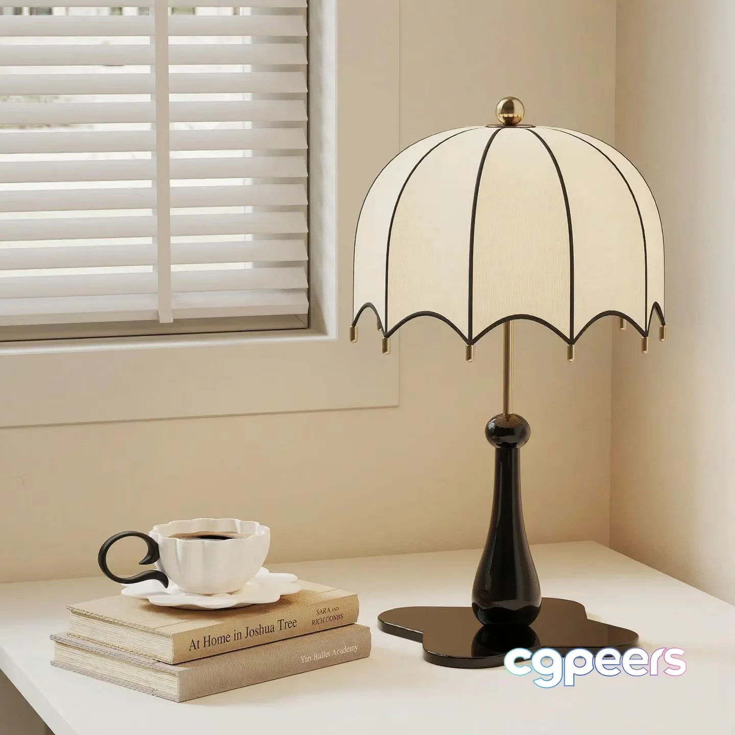 Modern Table Lamp 3D Model – 3556 – VRAY Render