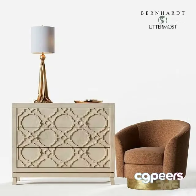 3ds Max Free – Bernhardt & uttermost set
