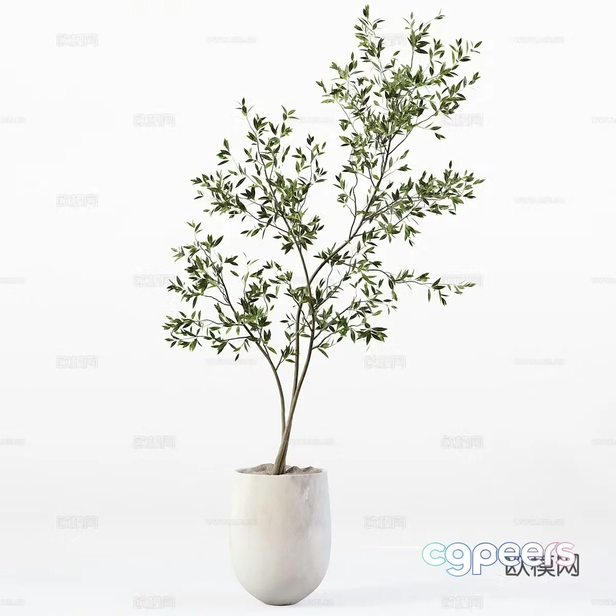 Vase flowers 3d model