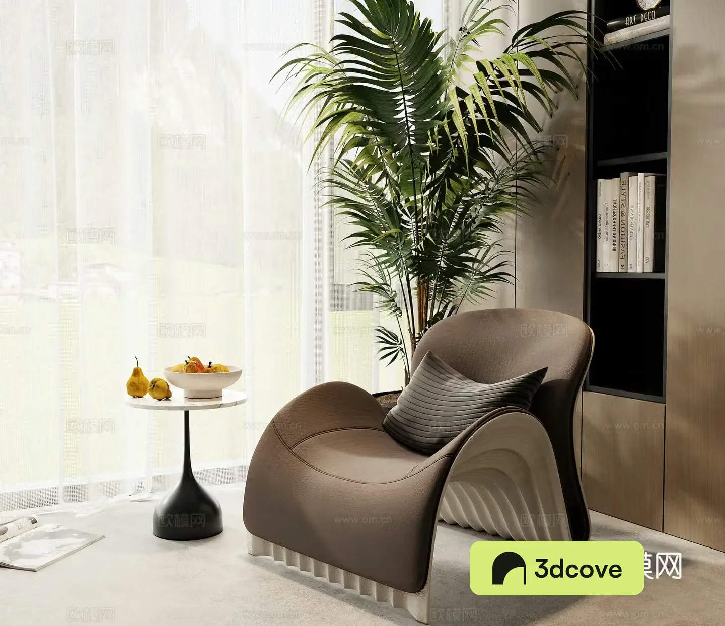 Modern casual chair lazy sofa side