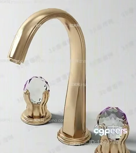 Gold Faucet 3D Model – 8125 – VRAY Render
