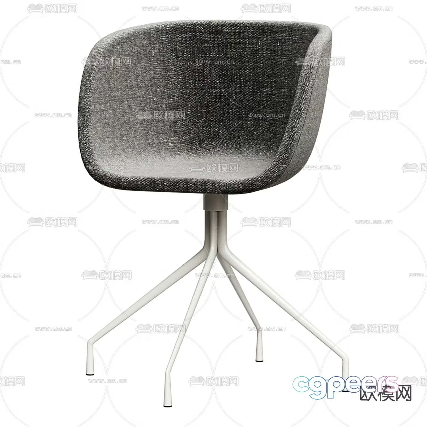 Modern office chair shift chair staff chair 3d model