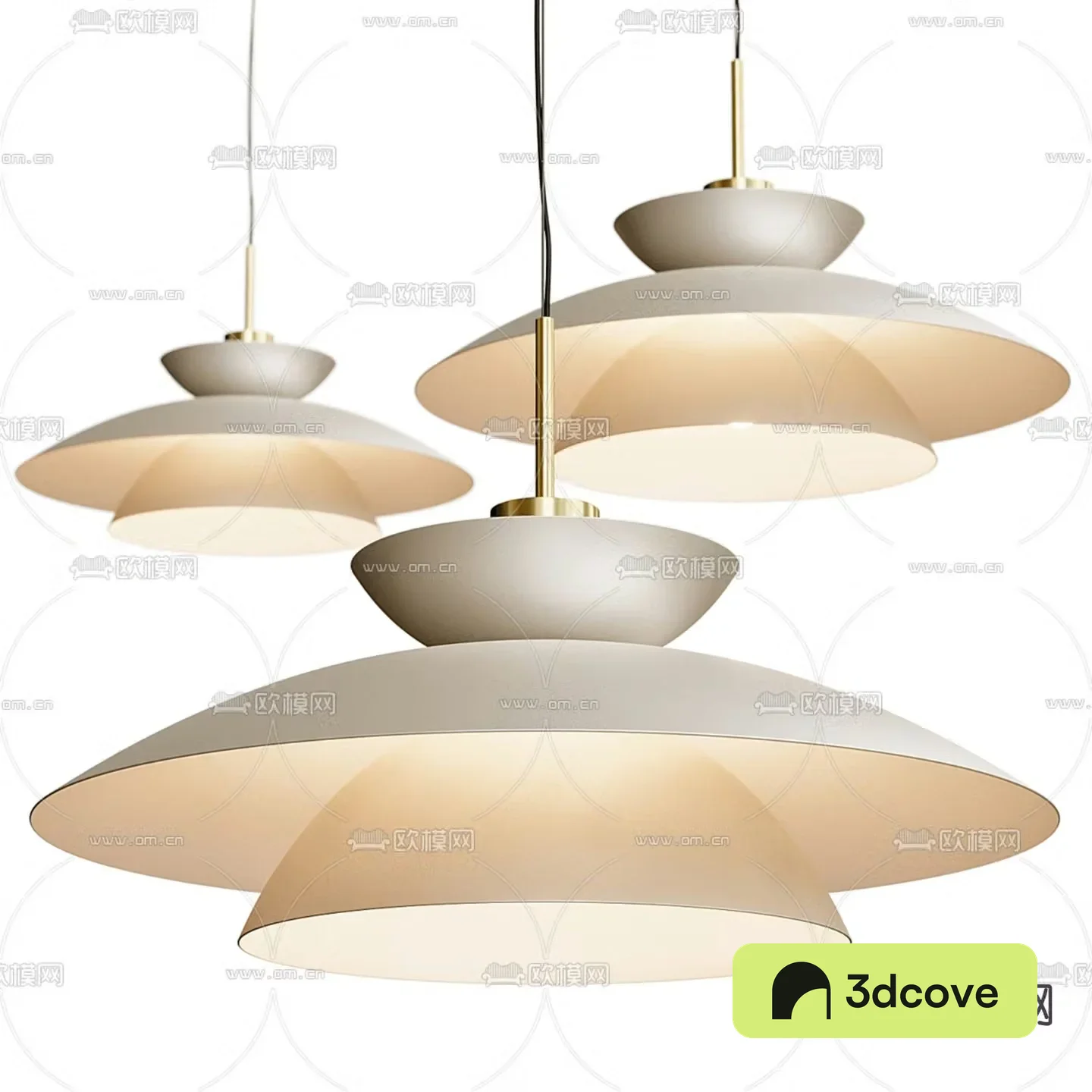 Cream style small chandelier