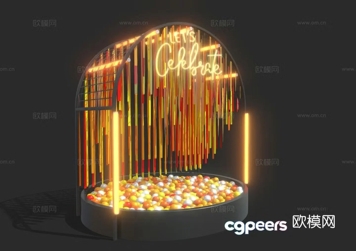 Modern gift pile beautiful and beautiful installation commercial beautiful and beautiful and beautiful and beautiful and beautiful and 3D model