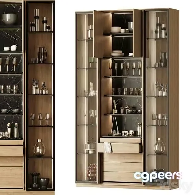 3ds Max Free – Display cabinet 4