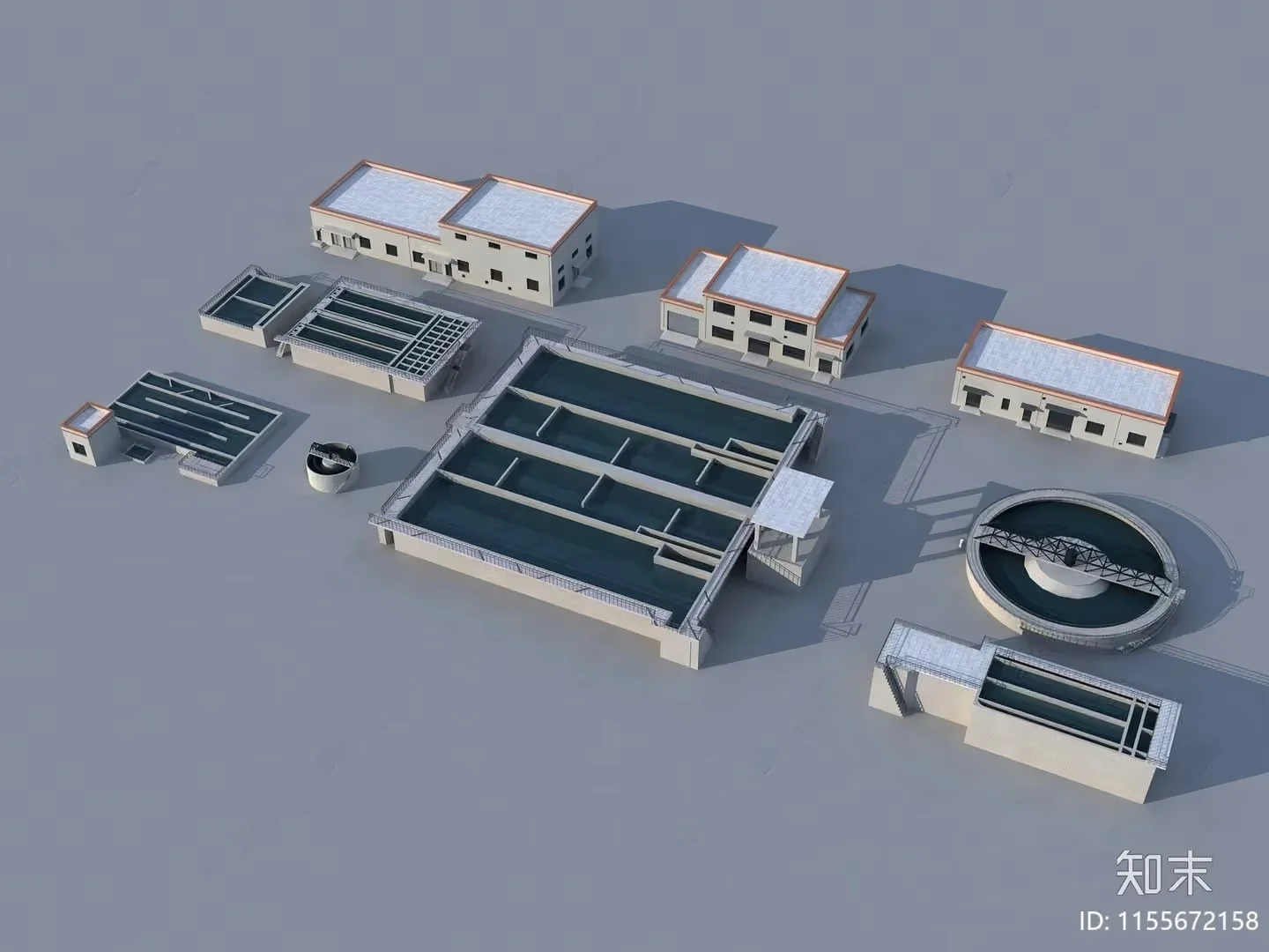 3D Architectural Rendering Of A Building Complex 3D Model – 14914 – VRAY Render