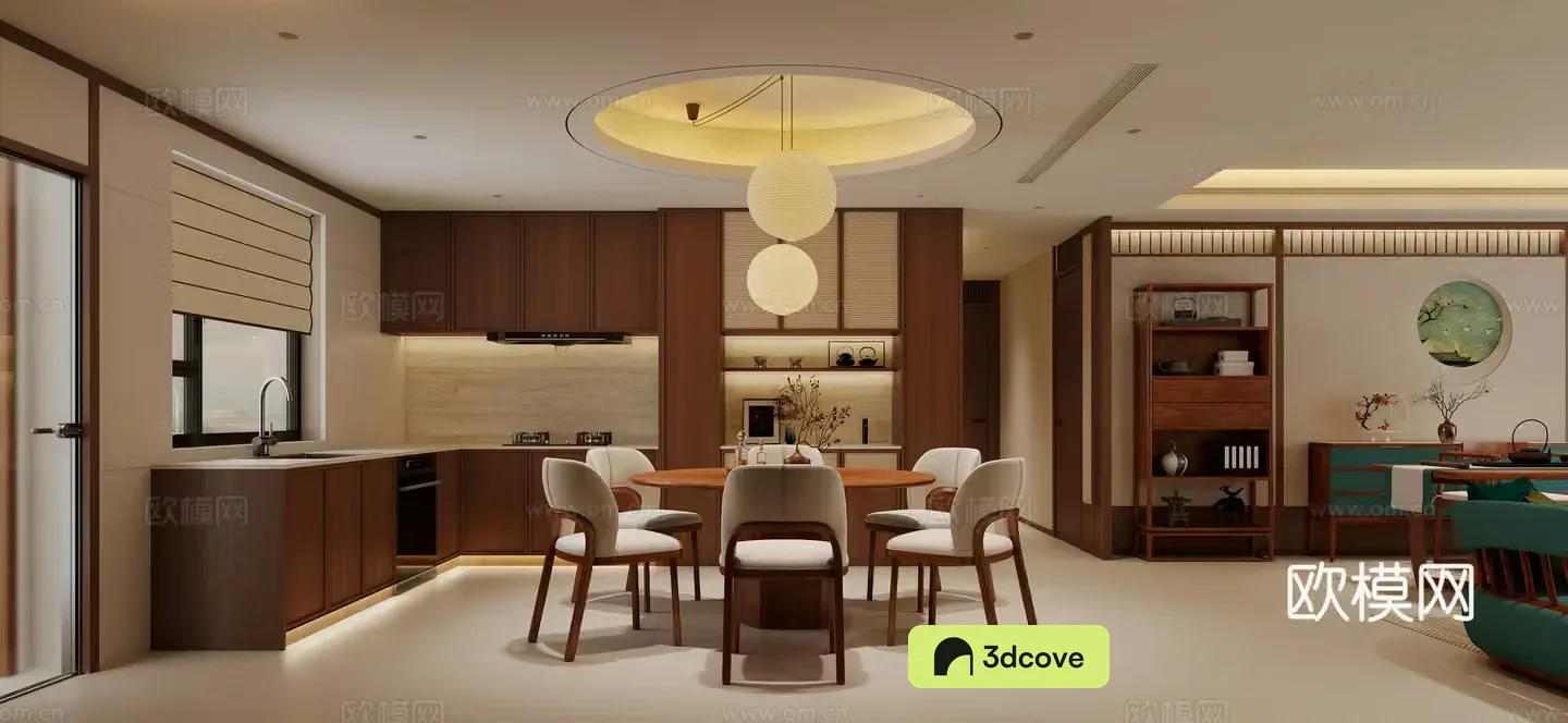 New Chinese style Song style aesthetics Restaurant