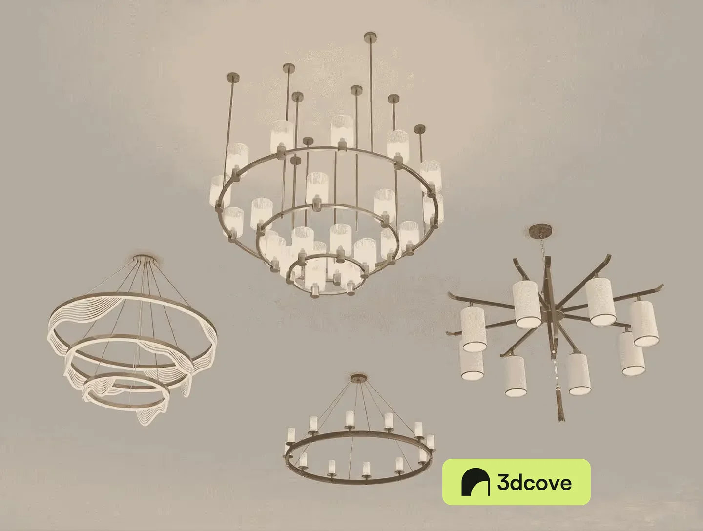 Gold Light Fixture
