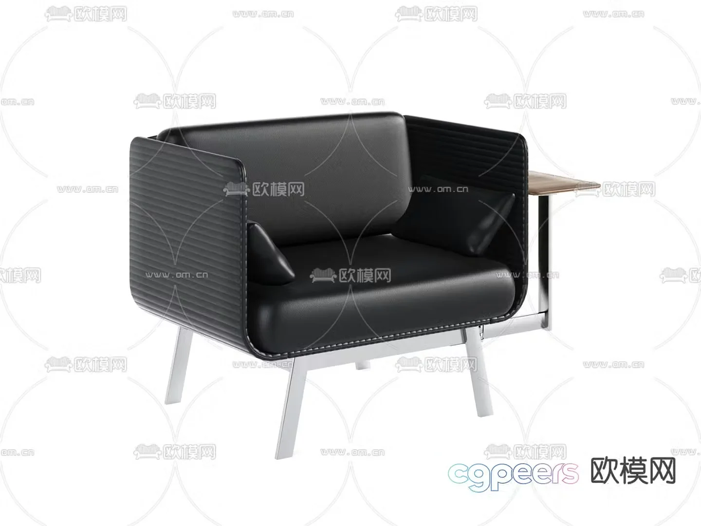 Leisure sofa single sofa 3d model