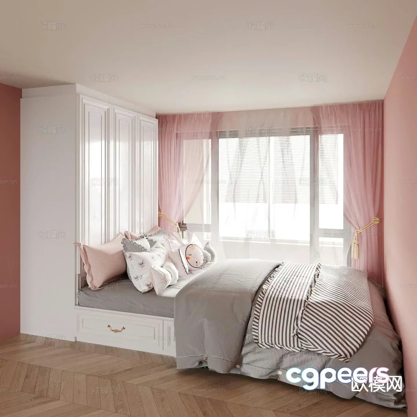 Tatami bedroom children’s room child’s room 3d model