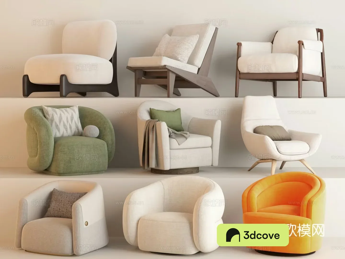 Single sofa leisure sofa