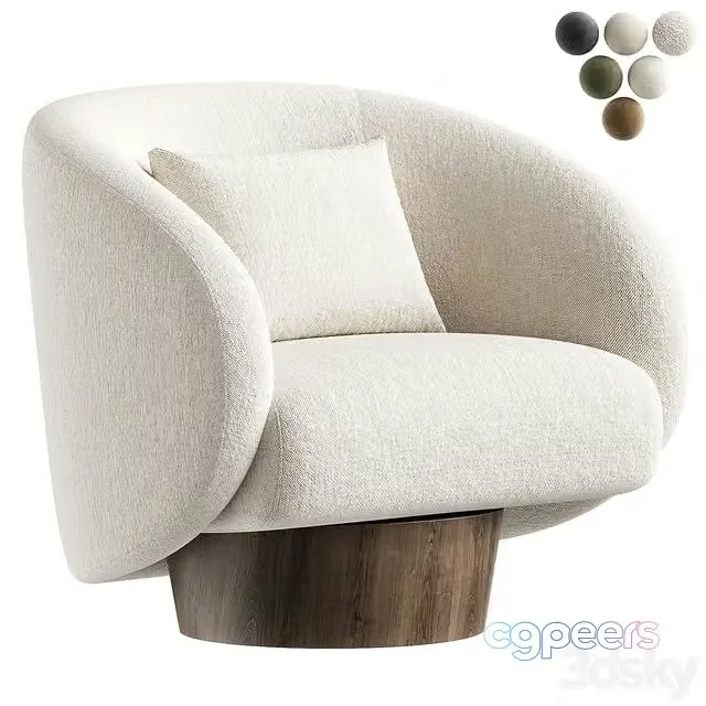 3ds Max Free – Union Home Rotunda Swivel Chair