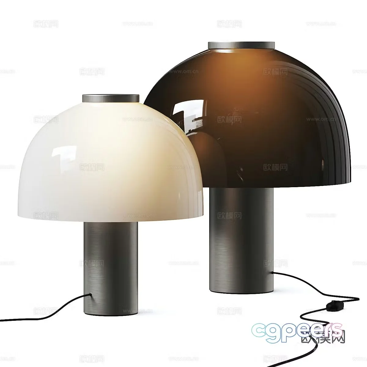Modern Italian minimalist decorative desk lamp 3d model