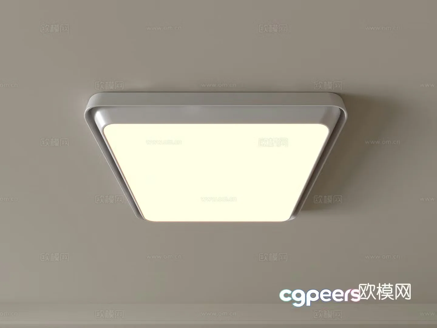 Modern ceiling lamp Geometric ceiling lamp Bedroom lamp Artistic shaped lamp Fashion living room lamp 3D model