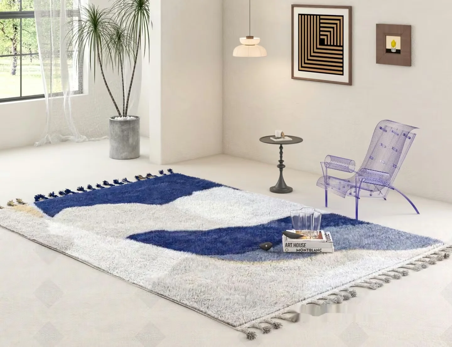 Modern Living Room 3D Model – 446 – VRAY Render
