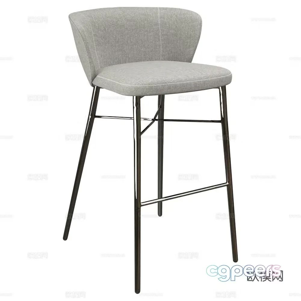 Baleri Italia Bar Chair 3D Model