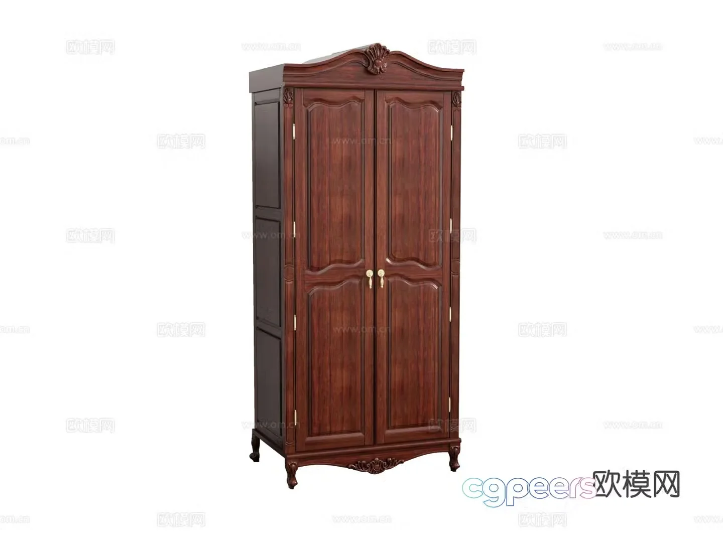 European style wardrobe 3d model