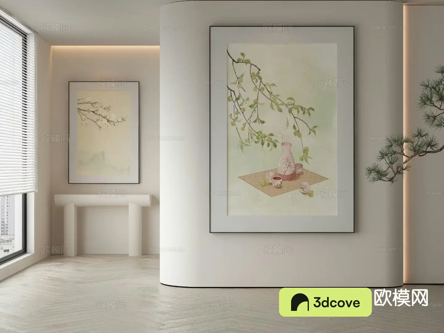 New Chinese style decorative painting small fresh hanging painting