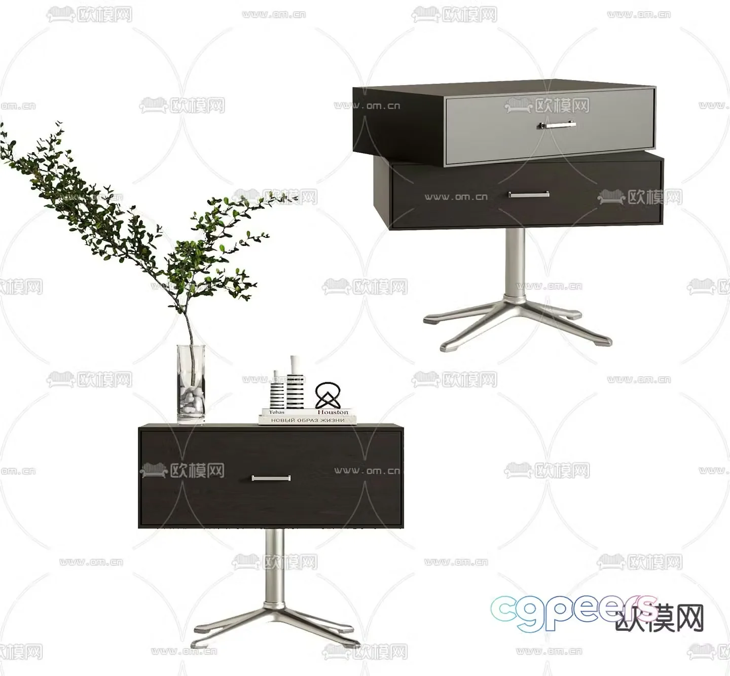 bedside table 3d model