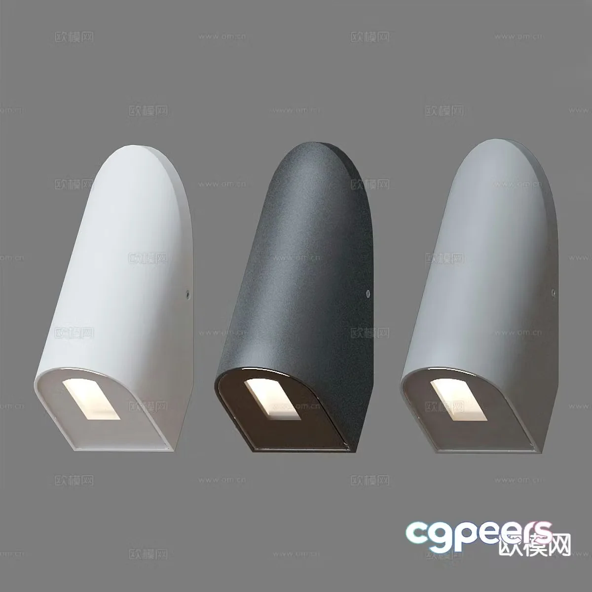 Modern simple spotlight downlight 3d model
