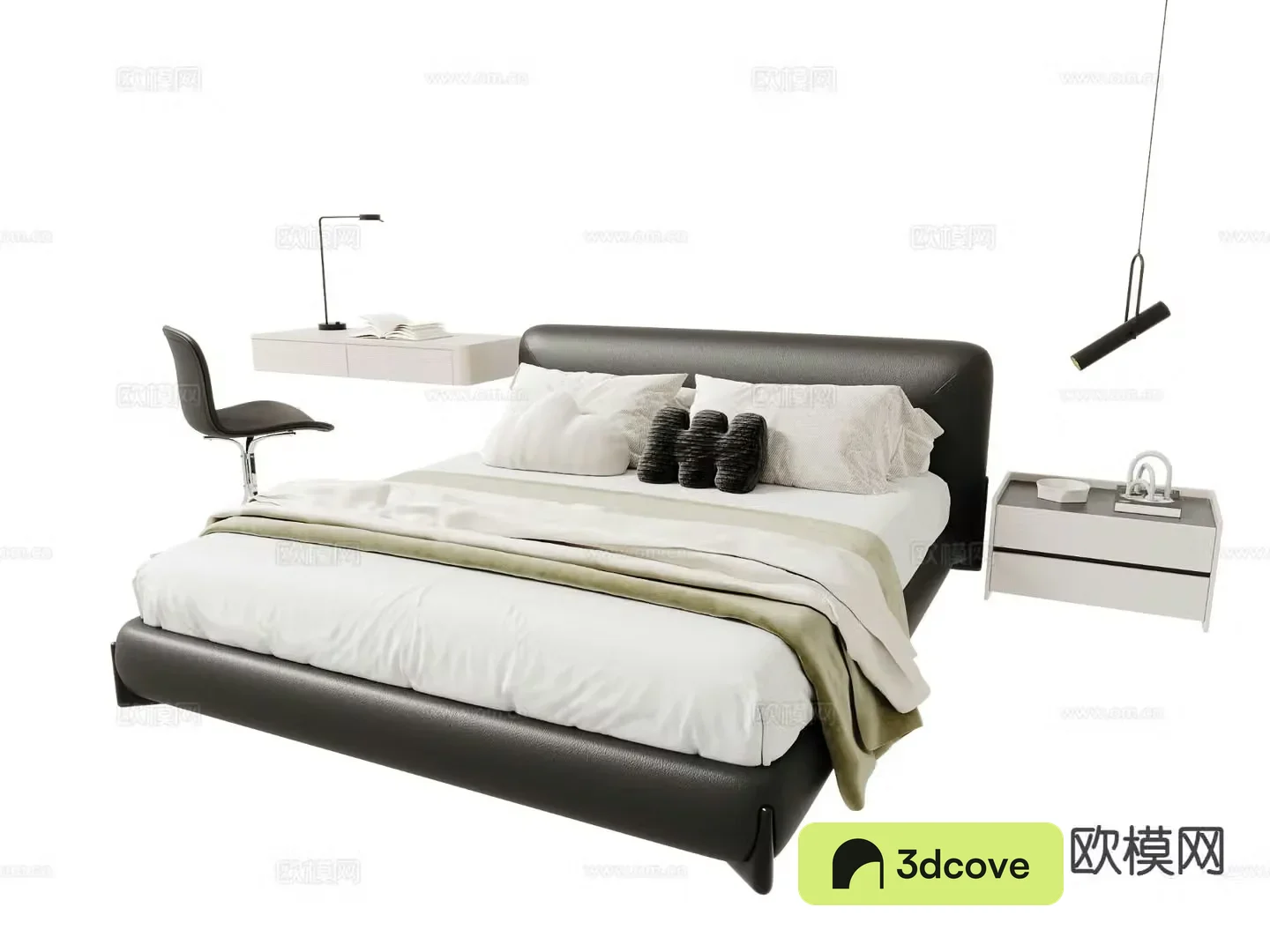 Modern double bed