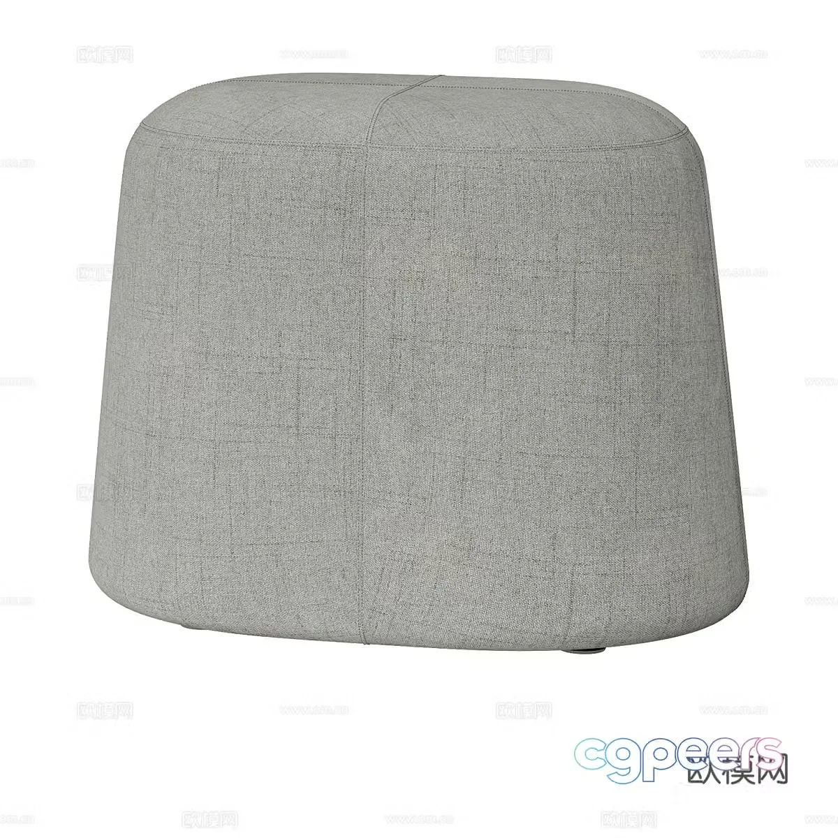 Modern simple sofa stool low stool simple sofa stool 3D model