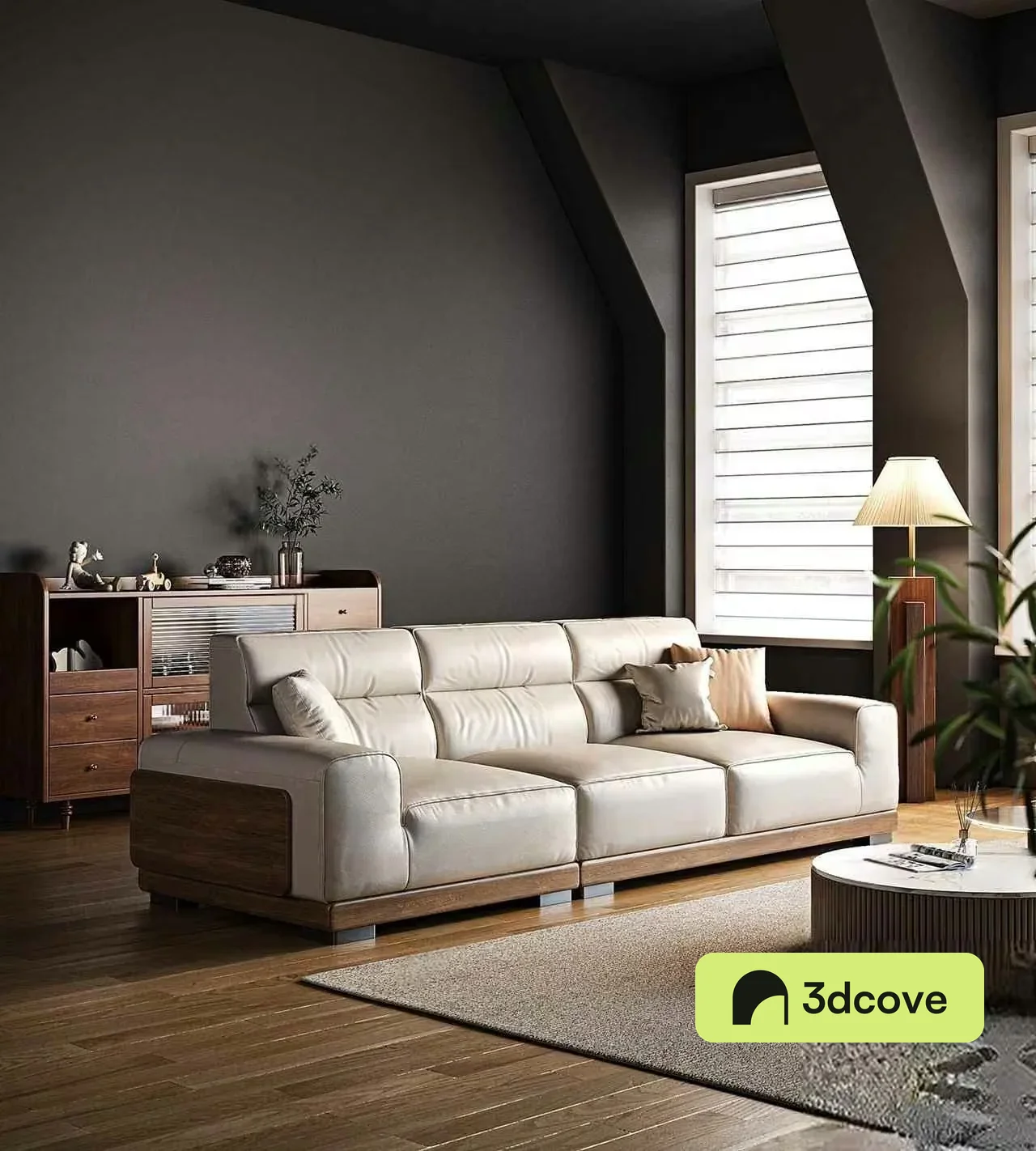 Modern Leather Sofa