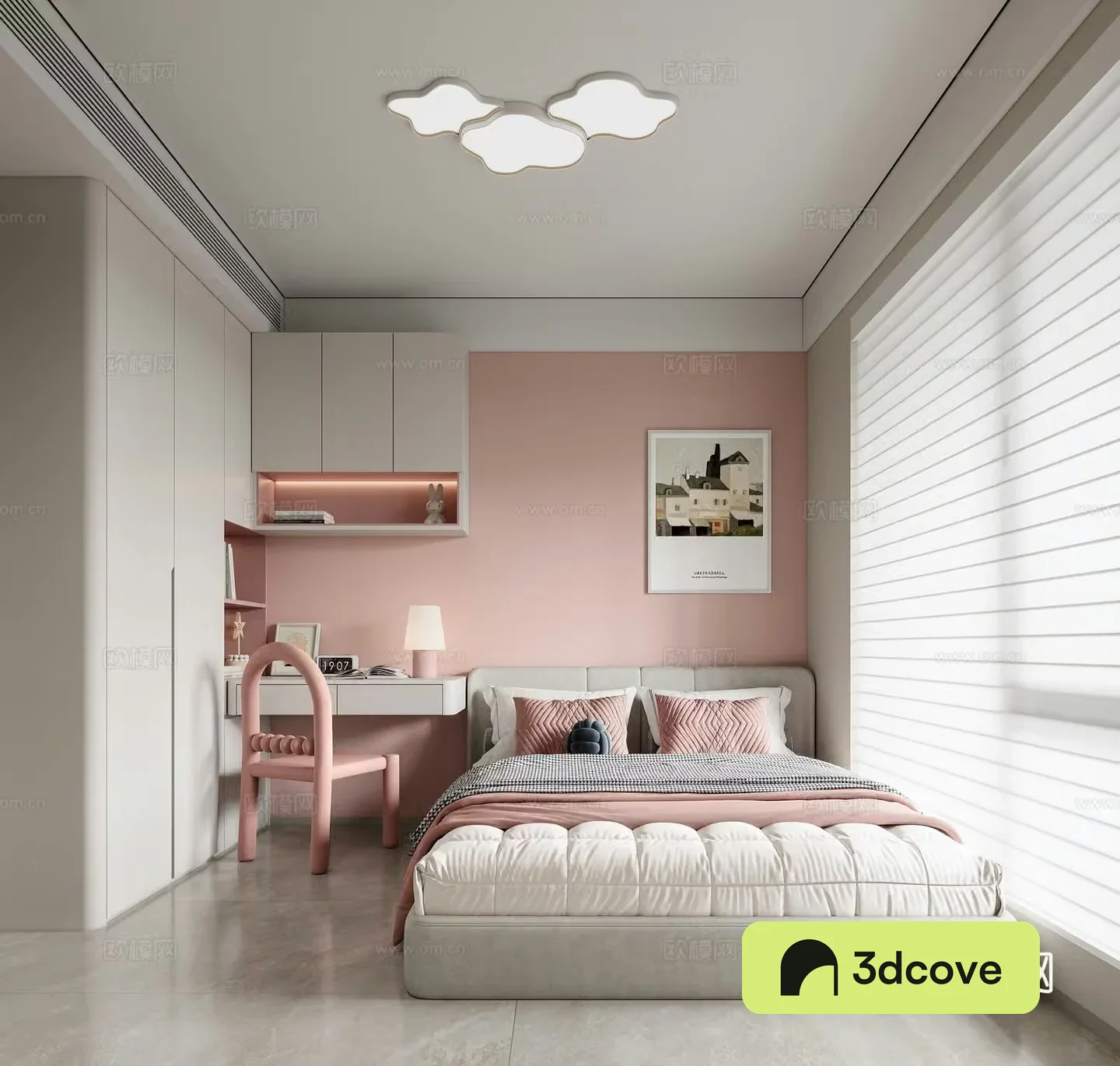 Modern girl room
