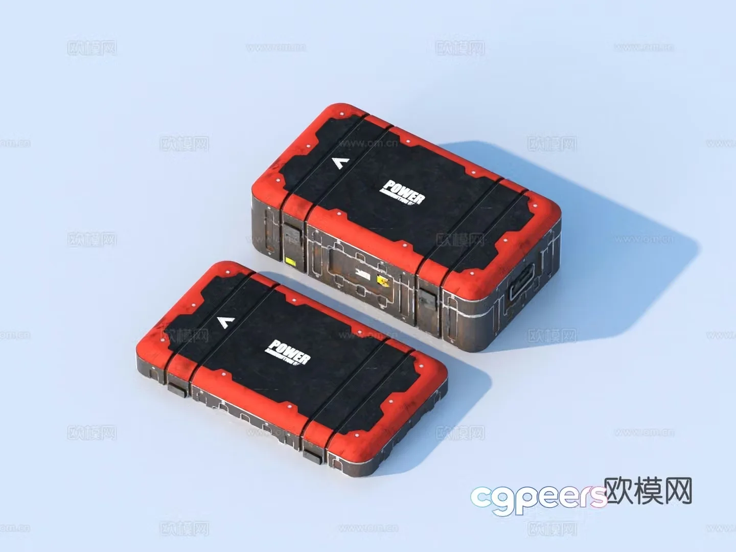 Hardware mechanical parts cabin components 3D model
