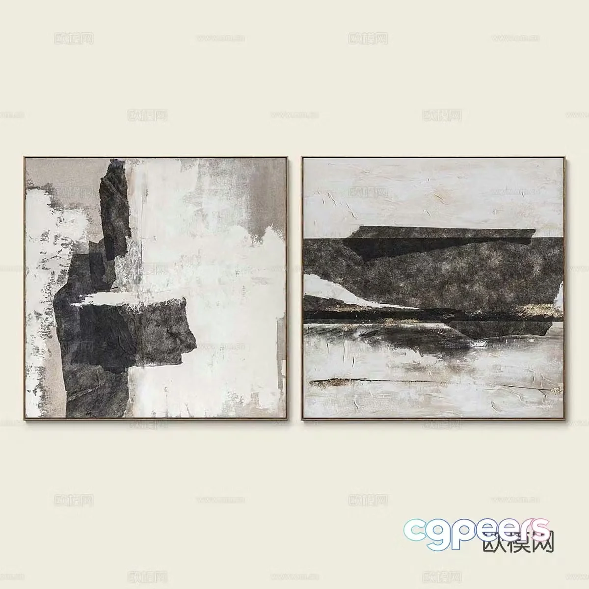 Texture painting decorative painting 3d model