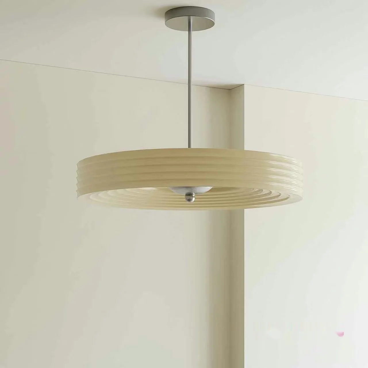 A Light Fixture With A Circular Shade 3D Model – 944 – CORONA Render