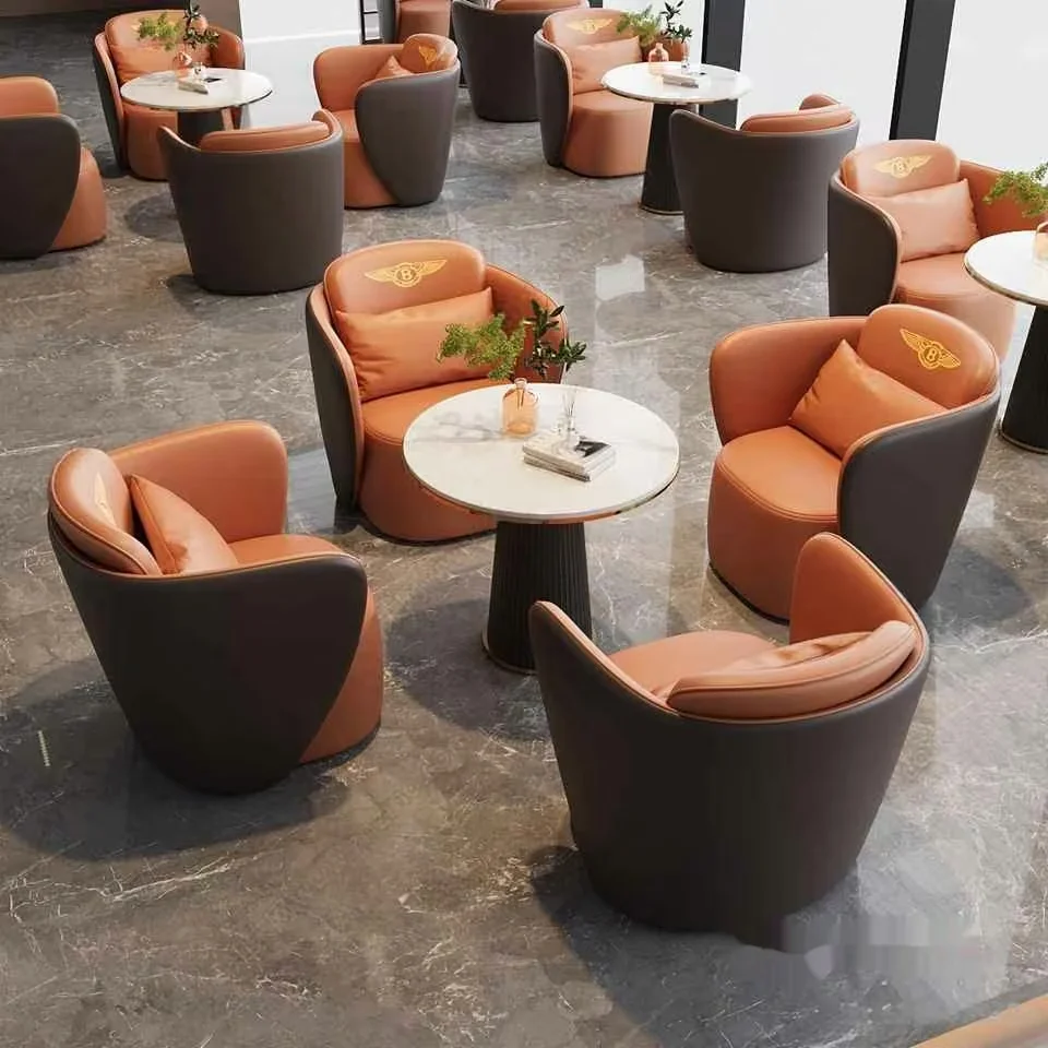Brown Leather Chairs 3D Model – 4776 – CORONA Render