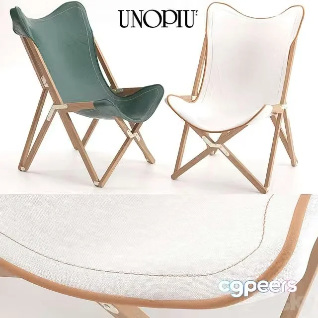 3ds Max Free – Unopiu armchair