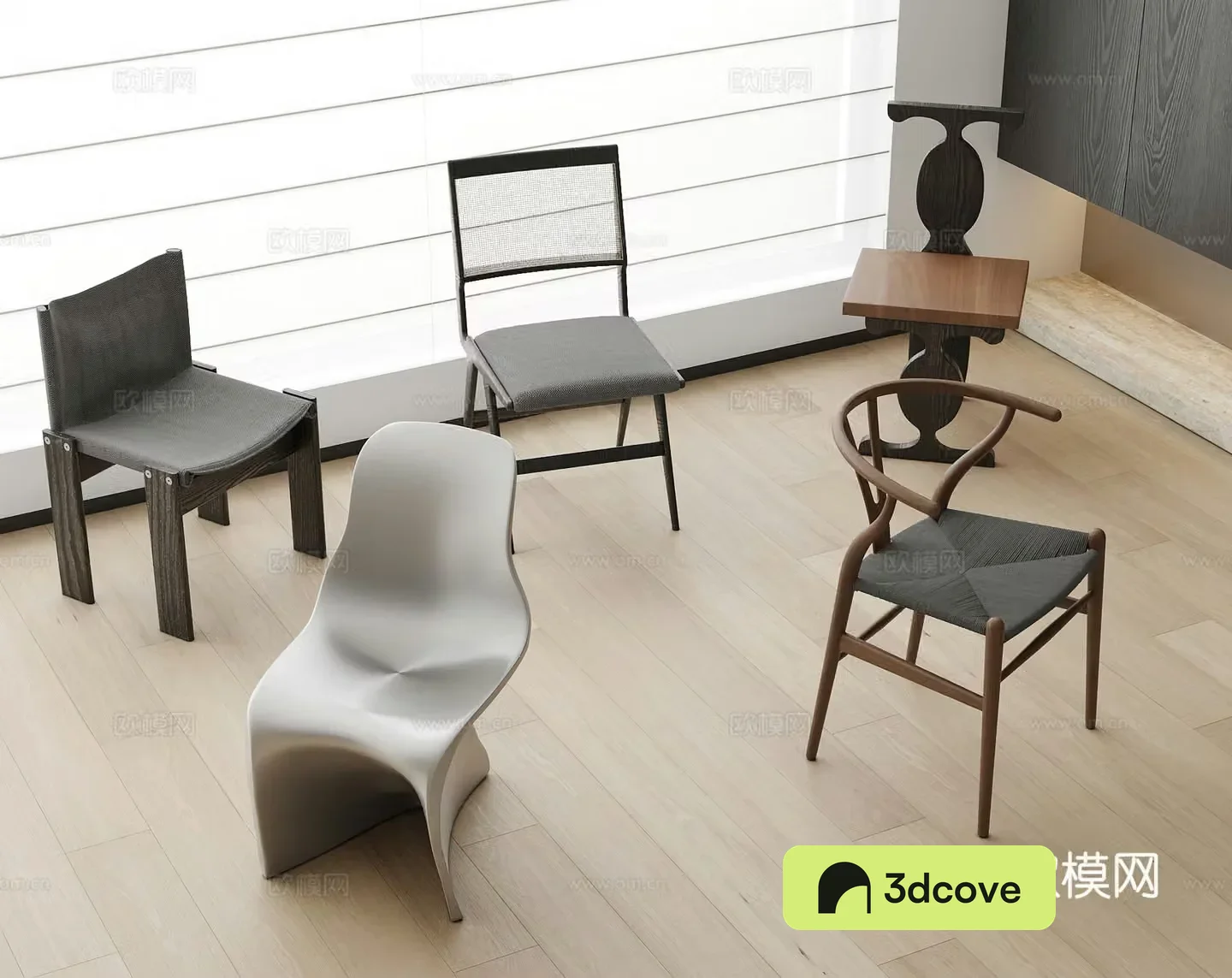Modern medieval style single chair