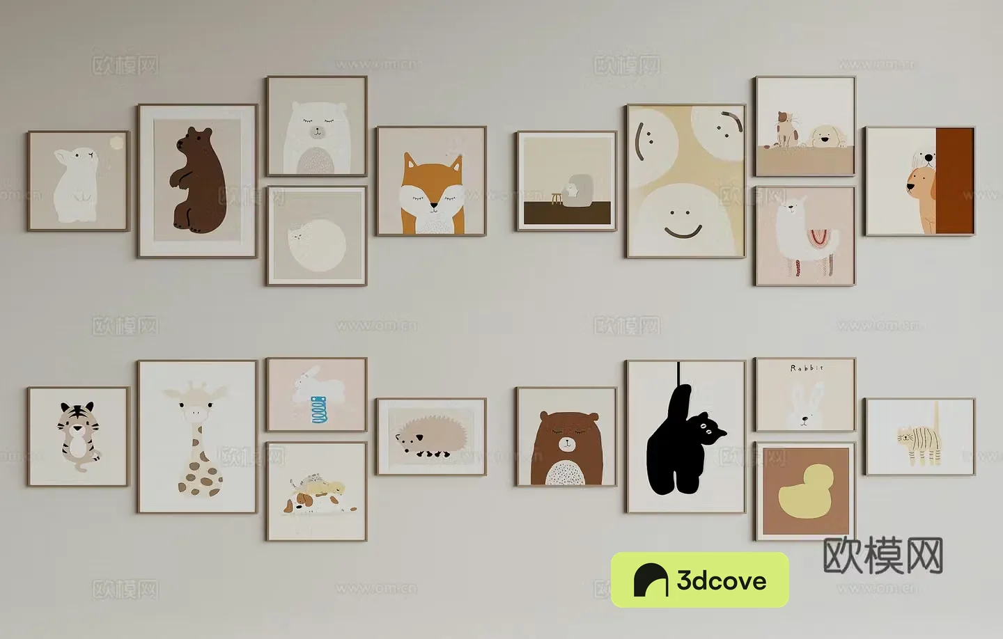 Modern children’s hanging painting decorative painting