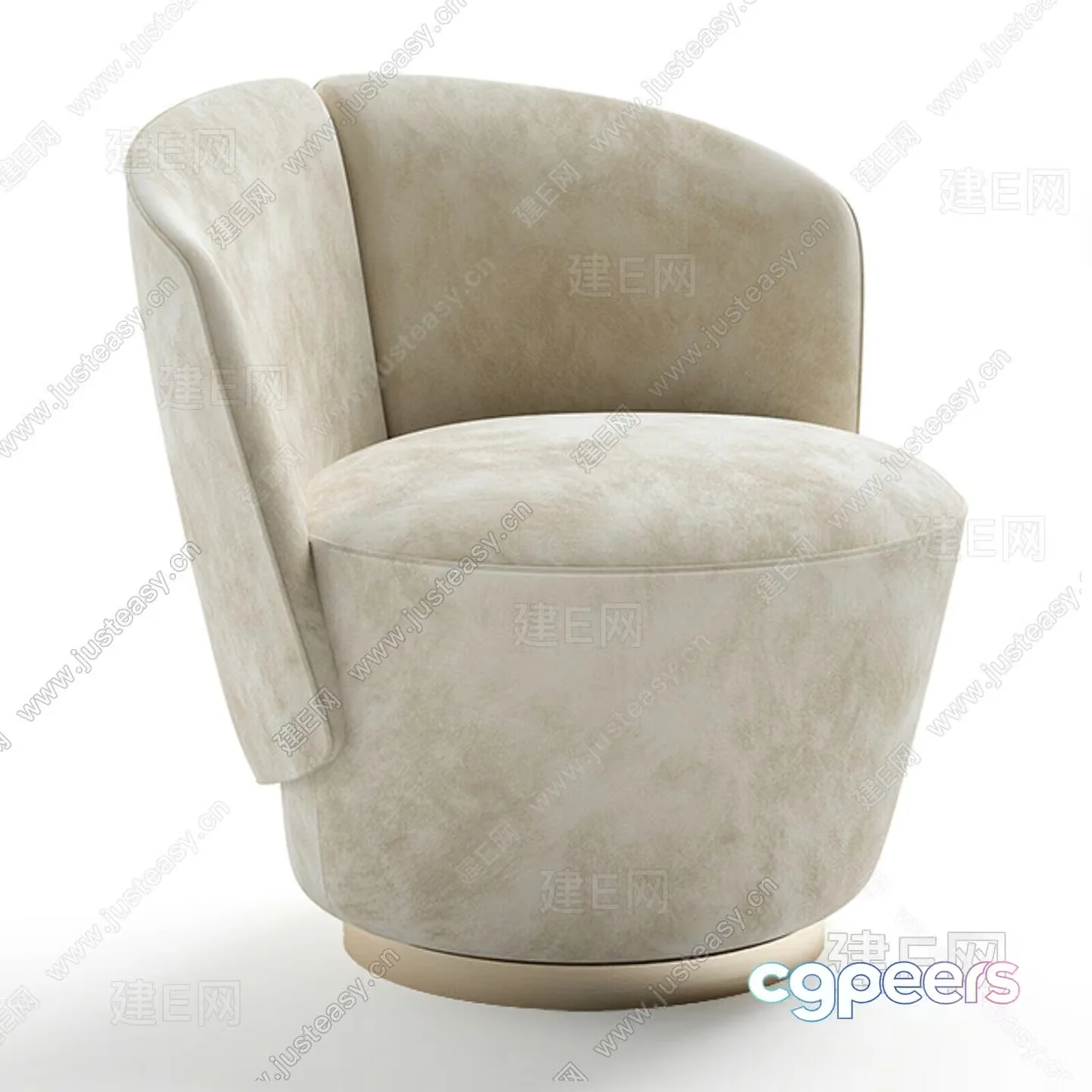 Modern Swivel Chair 3D Model – 7430 – VRAY Render