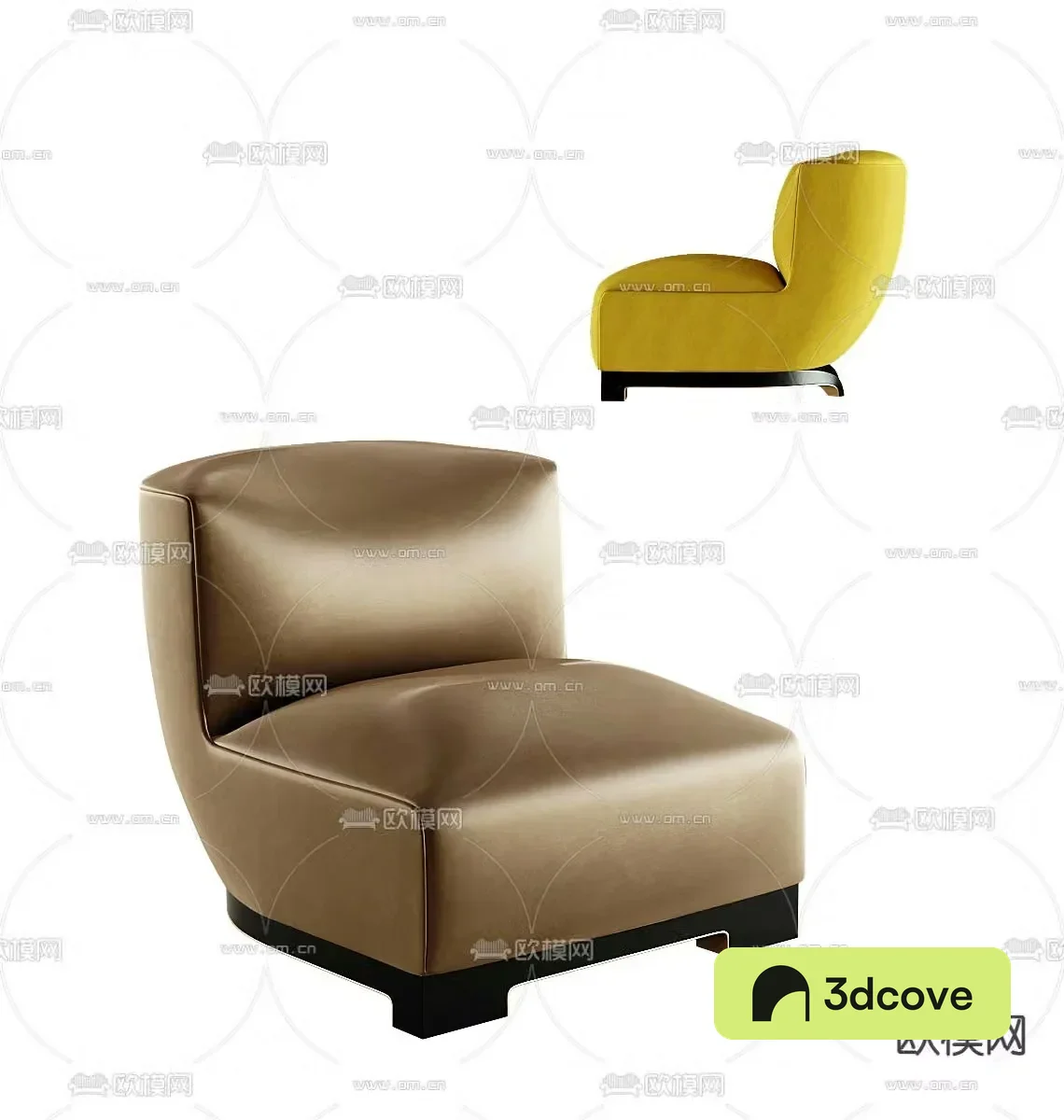 Leather sofa single sofa