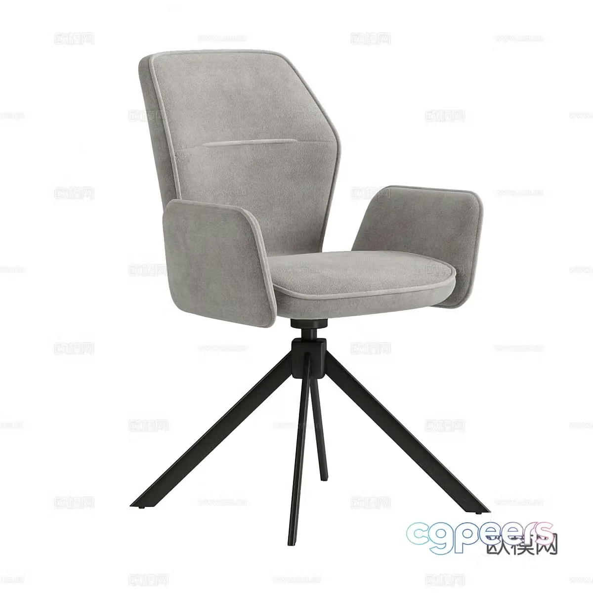 Modern chair leisure chair 3d model